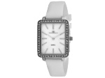 Oceanaut Women's Adorn White Dial, White Bezel, White Rubber Strap Watch