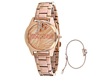 Picture of Just Cavalli Women's Logo Rose Stainless Steel Watch