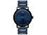 Movado Men's Bold Evolution Blue Dial, Blue Stainless Steel Watch