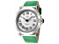 Glam Rock Women's Florida 40mm Quartz Green Leather Strap Watch