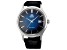 Orient Men's Classic Bambino V4 42mm Manual-Wind Watch, Blue Dial