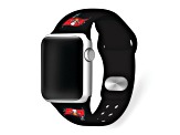 Gametime Tampa Bay Buccaneers Silicone Band fits Apple Watch (42/44mm M/L). Watch not included.