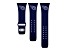 Gametime Tennessee Titans Navy Silicone Band fits Apple Watch (42/44mm M/L). Watch not included.