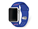 Gametime Buffalo Bills Blue Silicone Band fits Apple Watch (42/44mm M/L). Watch not included.