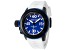 Glam Rock Womens Racetrack 40mm Quartz Blue Dial Watch