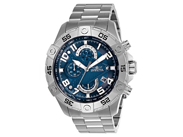 Invicta Men's S1 Rally 48mm Blue Dial Stainless Steel Bracelet Quartz Watch
