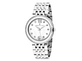 Christian Van Sant Women's Jasmine White Dial, Stainless Steel  Watch