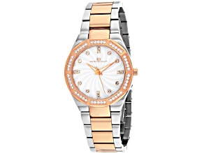 Oceanaut Women's Athena White Dial, Silver-tone/Rose Stainless Steel Watch