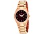 Oceanaut Women's Athena Black Dial, Rose Stainless Steel Watch