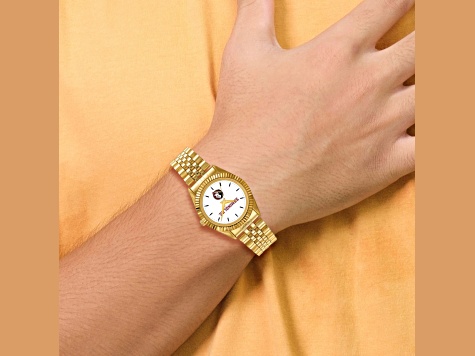 LogoArt Florida State University Pro Gold-tone Gents Watch