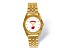 LogoArt University of Wisconsin Pro Gold-tone Gents Watch
