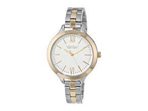 Caravelle New York by Bulova Women's Silver Stainless Steel Two Tone Watch