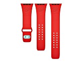 Gametime Washington Nationals Debossed Silicone Apple Watch Band (38/40mm M/L). Watch not included.