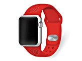 Gametime Washington Nationals Debossed Silicone Apple Watch Band (38/40mm M/L). Watch not included.