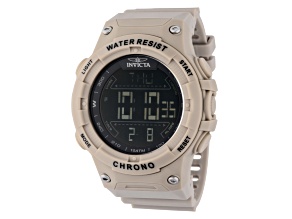 Invicta Invicta Racing 52mm Light Brown Polyurethane Digital Watch
