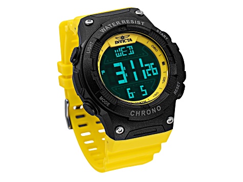 Invicta Invicta Racing 52mm Black Dial Yellow Polyurethane  display picture 1