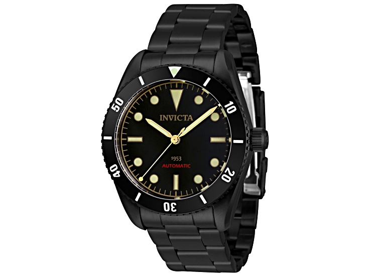 Invicta Pro Diver 40mm Black Stainless Steel Automatic Watch