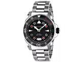 Gucci Men's Dive Black Dial with Multi-color Accents, Stainless Steel Watch