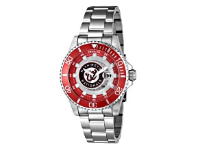 Invicta MLB 47mm Red, White, White, Blue Dial Stainless Steel Band Quartz Watch