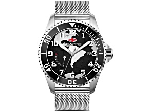 Seapro Men's Voyager Black Dial, Stainless Steel Mesh Watch