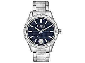 Versus Versace Women's Bayside 38mm Quartz Watch, Blue Dial