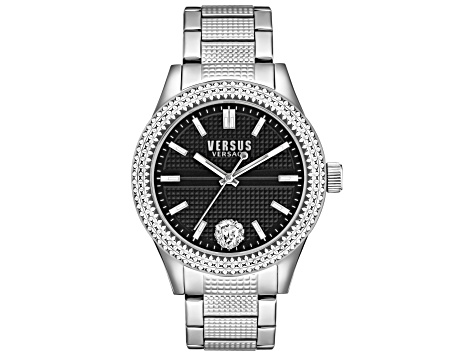 Versus Versace Women's Bayside 38mm Quartz Watch, Black Dial