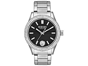 Versus Versace Women's Bayside 38mm Quartz Watch, Black Dial