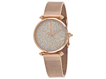 Picture of Just Cavalli Women's Animalier Rose Dial, Rose Stainless Steel Watch