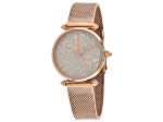 Just Cavalli Women's Animalier Rose Dial, Rose Stainless Steel Watch