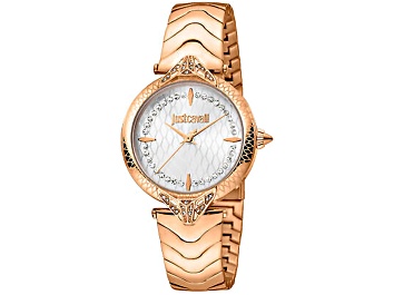 Picture of Just Cavalli Women's Animalier White Dial, Rose Stainless Steel Watch