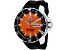 Seapro Men's Scuba Dragon Diver Limited Edition Orange Dial, Black Bezel, Black Silicone Watch