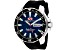 Seapro Men's Scuba Dragon Diver Limited Edition Blue Dial, Black Bezel, Black Silicone Watch
