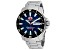Seapro Men's Scuba Dragon Diver Limited Edition Blue Dial, Black Bezel, Stainless Steel Watch