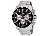 Seapro Men's Scuba Dragon Diver Limited Edition Black Dial and Bezel, Stainless Steel Watch