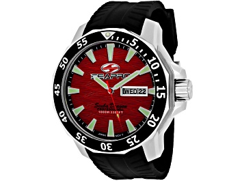 Picture of Seapro Men's Scuba Dragon Diver Limited Edition Red Dial, Black Silicone Watch