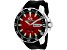 Seapro Men's Scuba Dragon Diver Limited Edition Red Dial, Black Silicone Watch