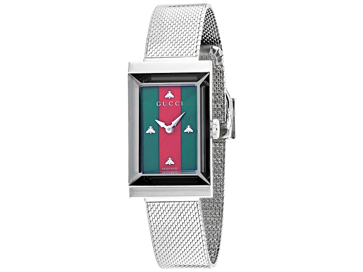 Gucci G-Frame 39mm Stainless Steel Bracelet Multi-Colored 