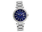 Mathey Tissot Women's Classic Blue Dial Stainless Steel Watch