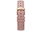Timex Women's Fairfield 37mm Quartz Watch, Pink Leather Strap