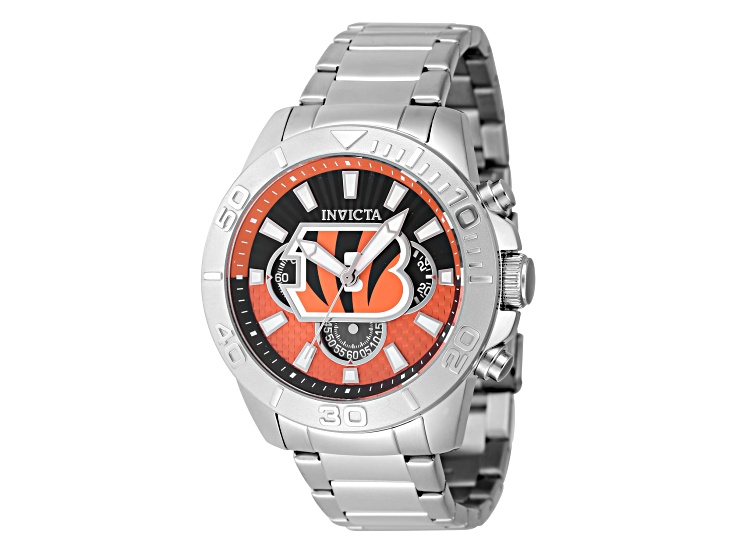 Invicta NFL Pro Diver 45mm Cincinnati Bengals Quartz Watch