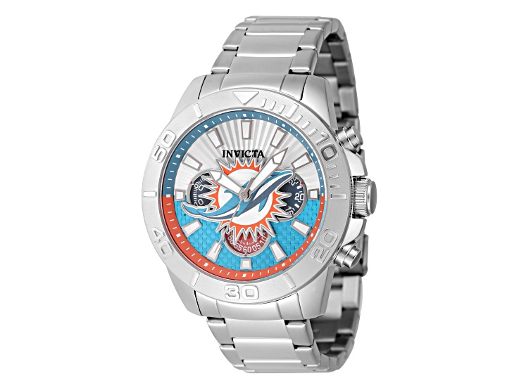 Invicta NFL Pro Diver  45mm Miami Dolphins Quartz Watch