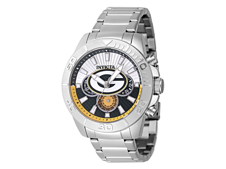 Invicta NFL Pro Diver 45mm Green Bay Packers Quartz Watch