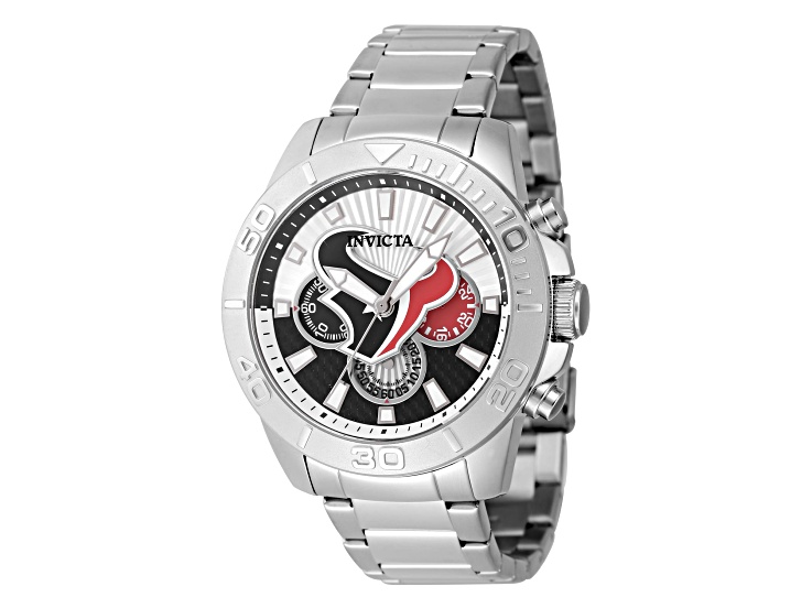 Invicta NFL Pro Diver 45mm Houston Texans Quartz Watch 1CPB1Y JTV