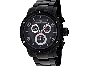 Picture of Oceanaut Men's Impulse Black Dial, Black Stainless Steel Watch