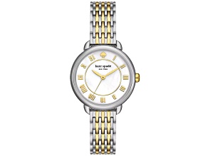 Kate Spade Lily Avenue 34mm Two-tone Stainless Steel Bracelet Mother Of Pearl Dial Quartz Watch