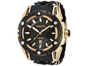 Invicta Men's 52mm Black Dial Quartz Watch