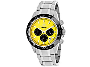 Oceanaut Men's Biarritz Yellow Dial, Stainless Steel Watch