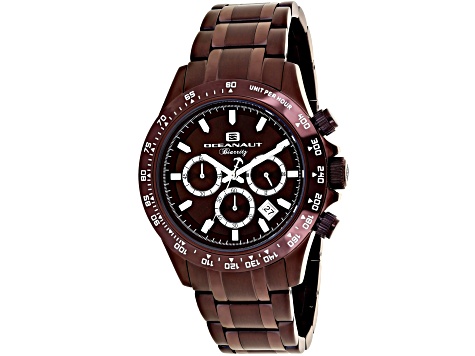Oceanaut Men's Biarritz Brown Dial, Brown Stainless Steel Watch