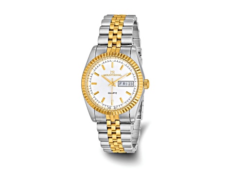 Mountroyal Two-tone IP-plated White Dial Watch - 1CS79A | JTV