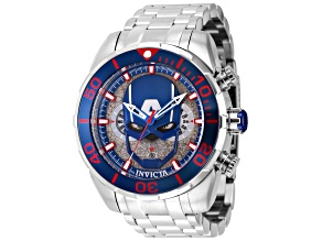 Invicta Men's 50mm Blue Dial Quartz Watch